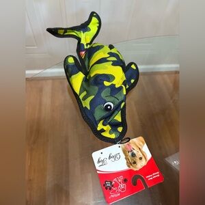 Brand New Jungle Buddies 16” Dolphin Dog Toy With Squeaker